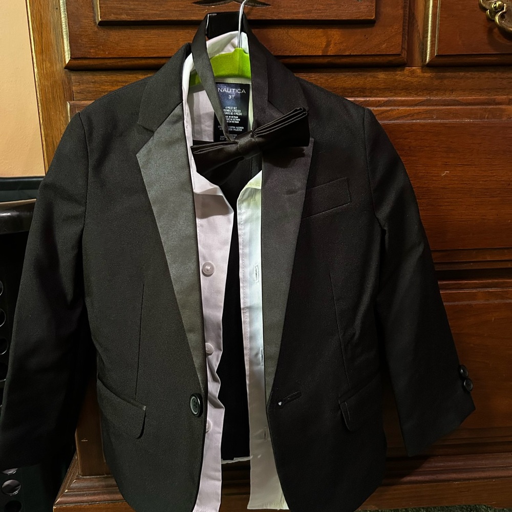 Nautica Black Suit for Toddler 3T